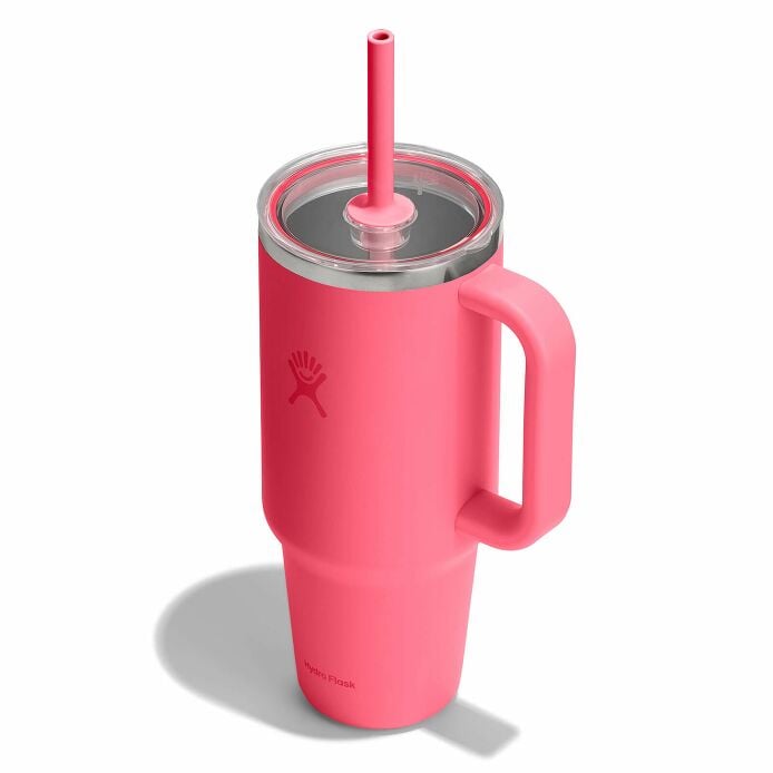 40-oz-travel-tumbler-n5 tt40pscc668-40-oz-travel-tumbler-clear-lid-popstar-pink-angledhigh.jpg